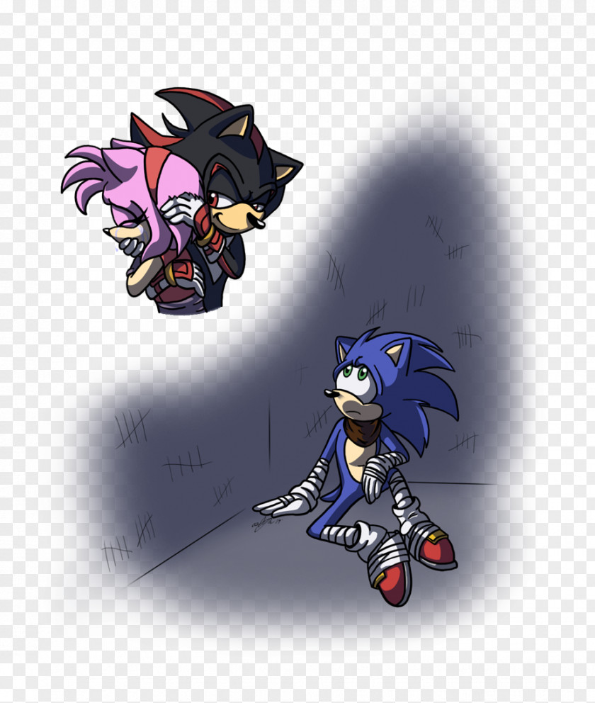 Continuation Amy Rose Sonic Boom The Hedgehog And Black Knight & Knuckles PNG