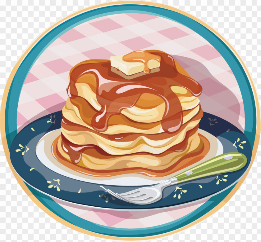 Pancake Dish Breakfast Food Meal PNG