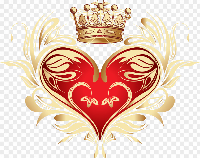 Queen Heart Love Breathing Clip Art PNG