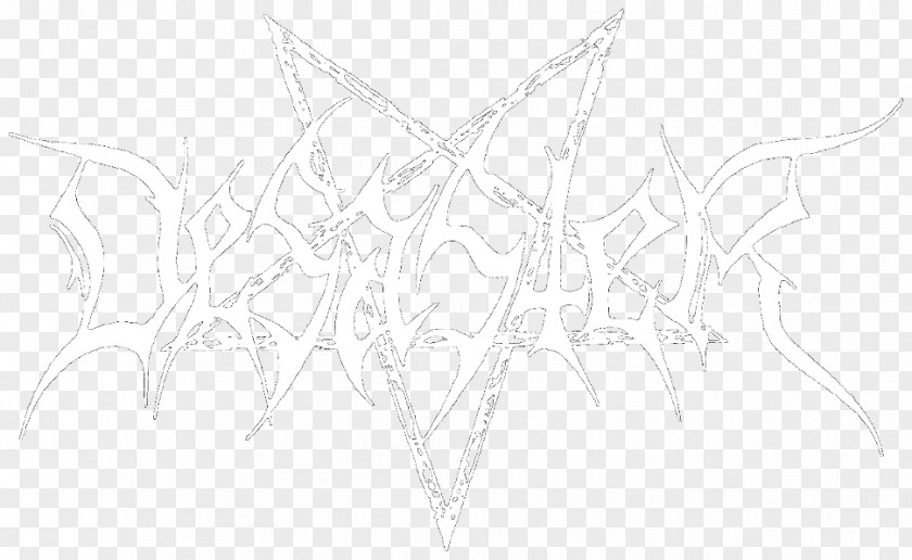 Venom Band Logo Sketch Product Design Line Art Pattern PNG