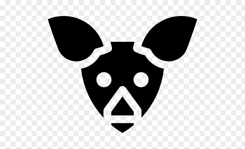 Bat Icon Snout Character Logo Black M Clip Art PNG