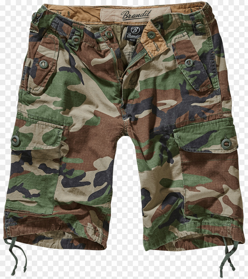 Bermuda Shorts Ripstop Military Camouflage Pants PNG