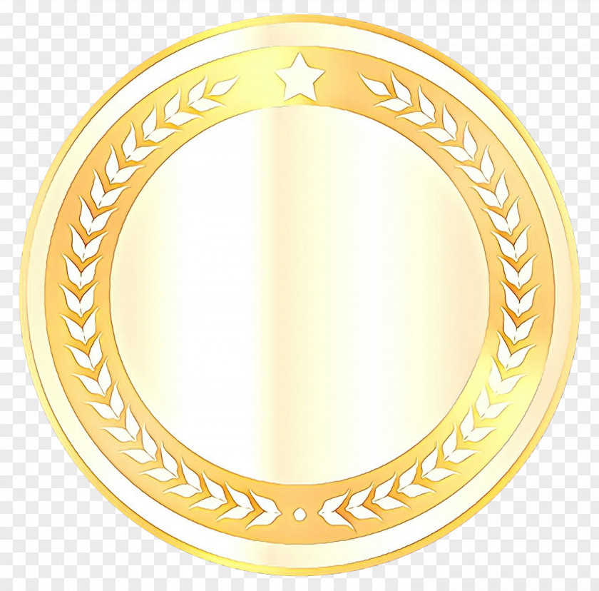 Oval Yellow Gold Circle PNG