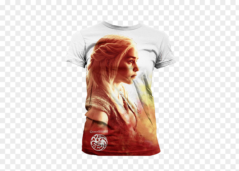 T-shirt Daenerys Targaryen Sleeve Woman PNG