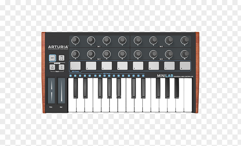 Arturia Keylab 49 Computer Keyboard MIDI Musical Controllers PNG