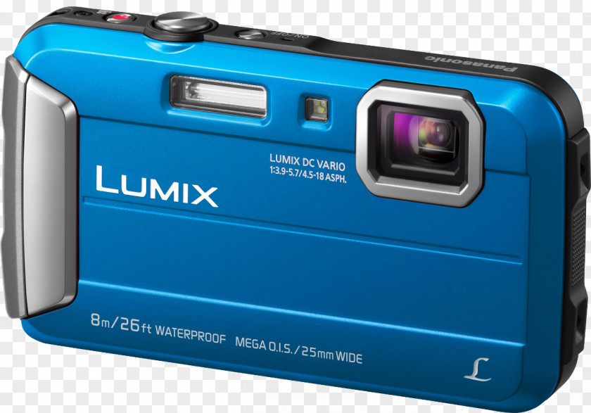 Camera Panasonic Lumix DMC-FT30 (Blue) Point-and-shoot PNG