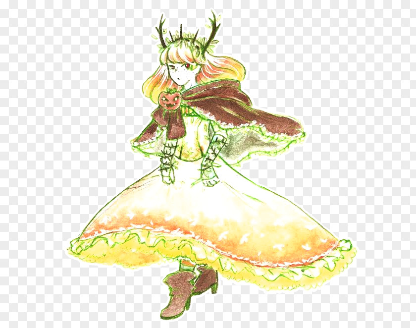 Fairy Costume Design Christmas Ornament PNG