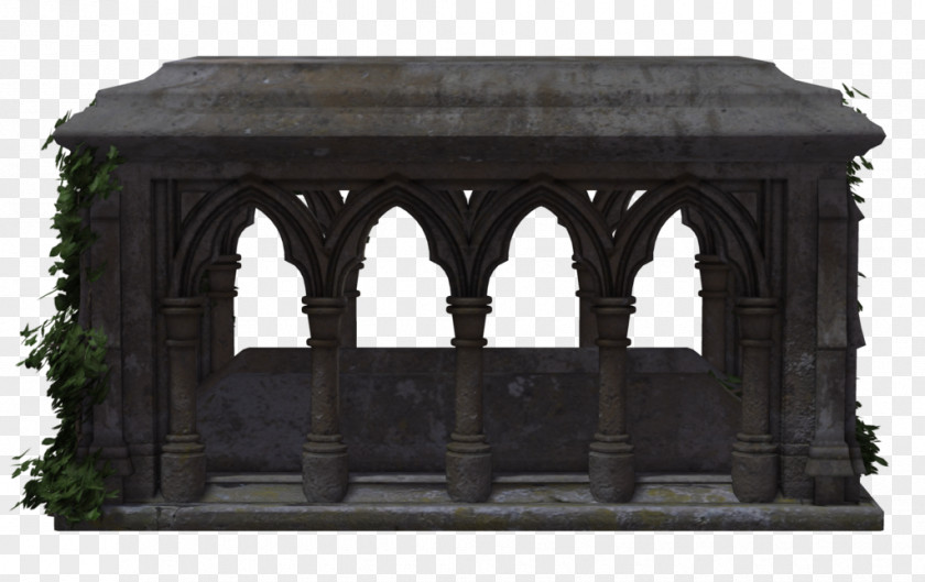 Gothic Tomb Architecture Medieval Grave PNG