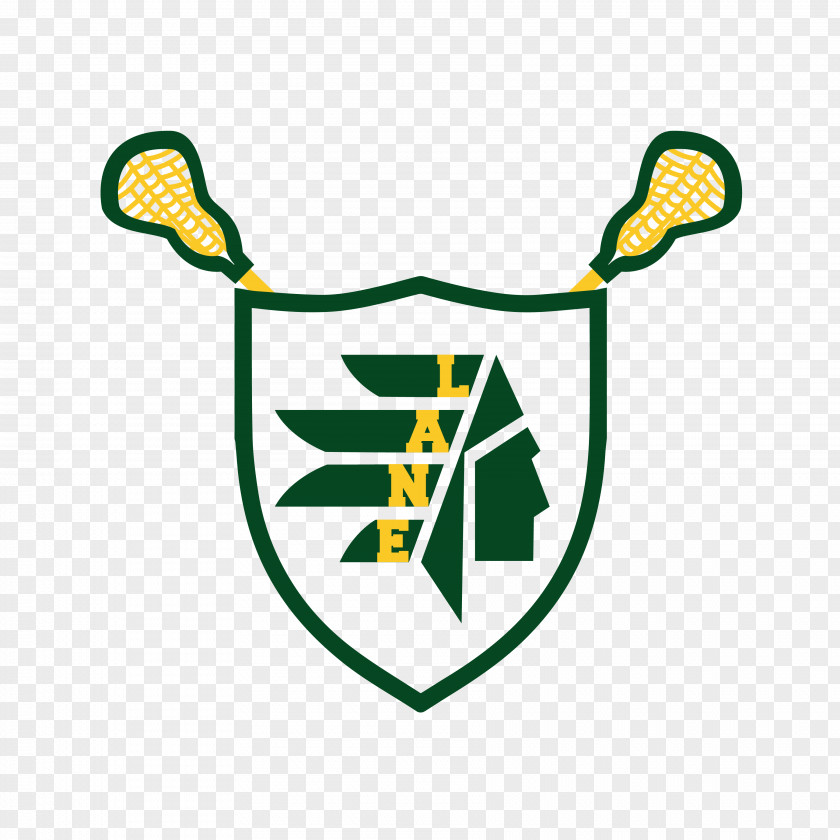 Lacrosse Logo Yellow Green PNG