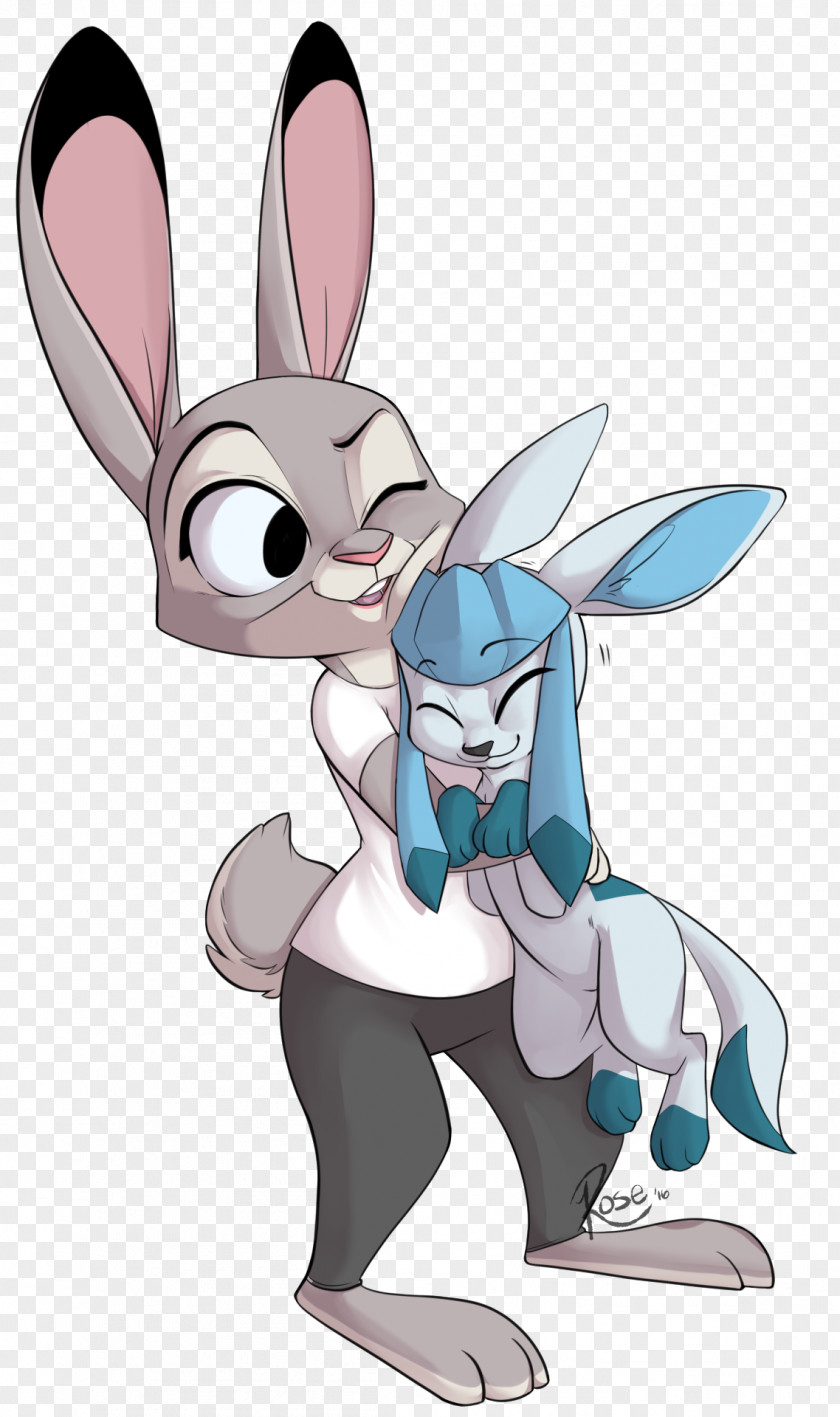 Rabbit Lt. Judy Hopps Nick Wilde Glaceon Art PNG