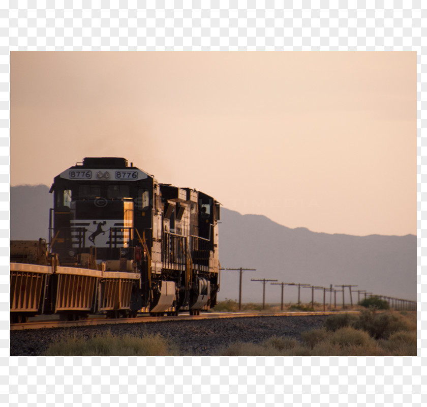 Train Rail Transport Locomotive Railroad Car Sky Plc PNG