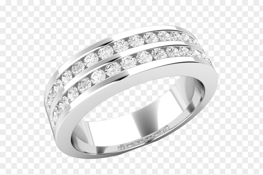 Cut In Half Wedding Ring Jewellery Diamond Clothing Accessories PNG