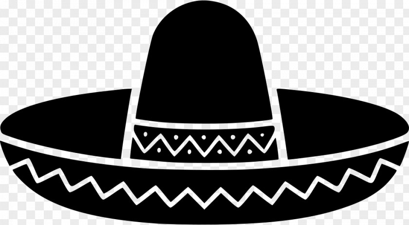 Black And White Simplicity Sombrero Stock Photography Hat PNG