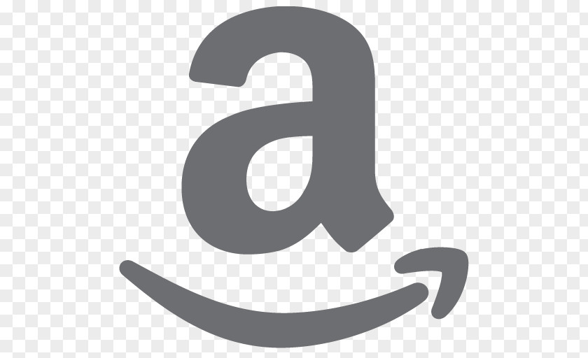 Grey Simple Amazon Icon Amazon.com Digital Marketing Affiliate WordPress Website PNG