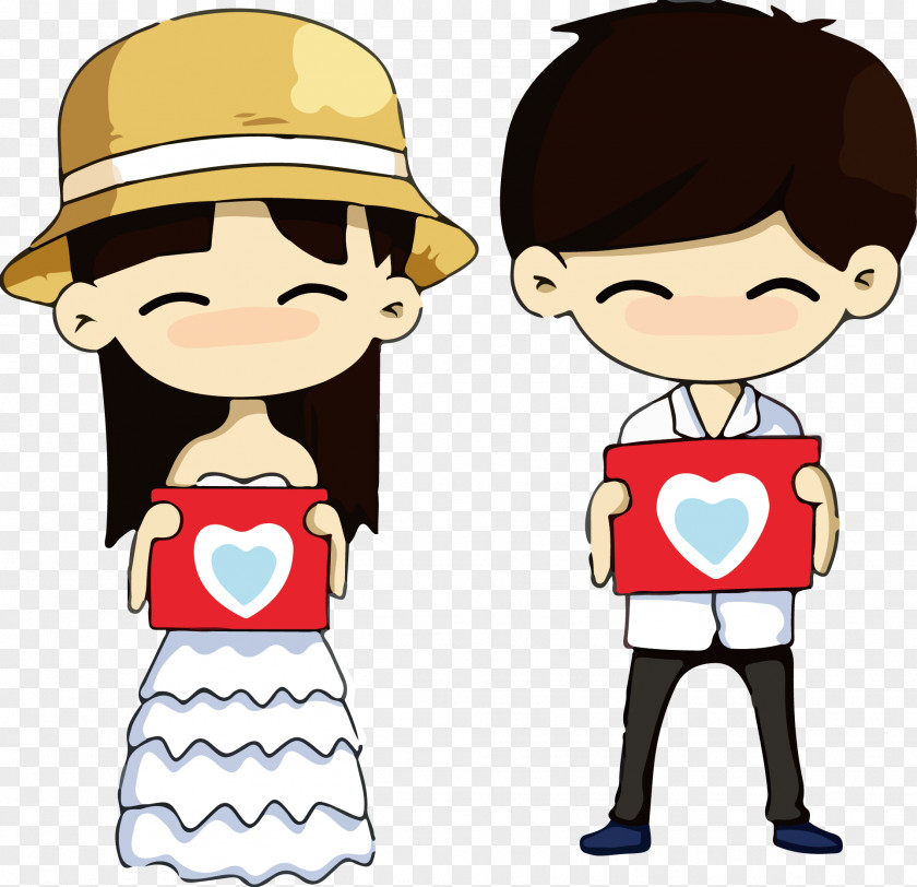 Male And Female Friends Girlfriend Boyfriend Significant Other Cartoon Man PNG