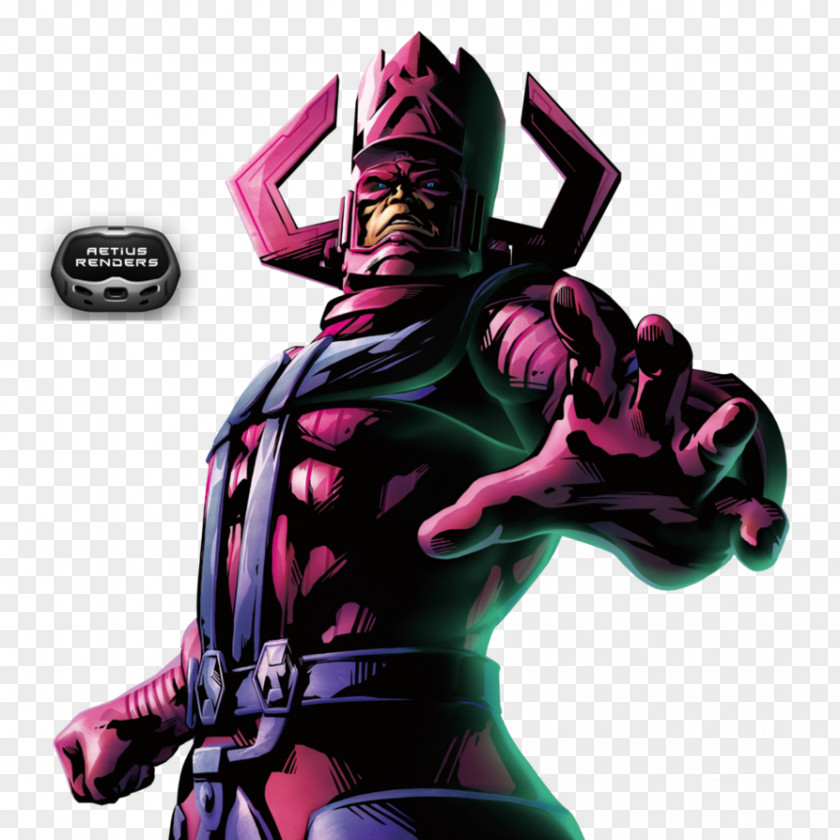 Marvel Cliparts Doctor Doom Silver Surfer Thanos Black Adam Galactus PNG