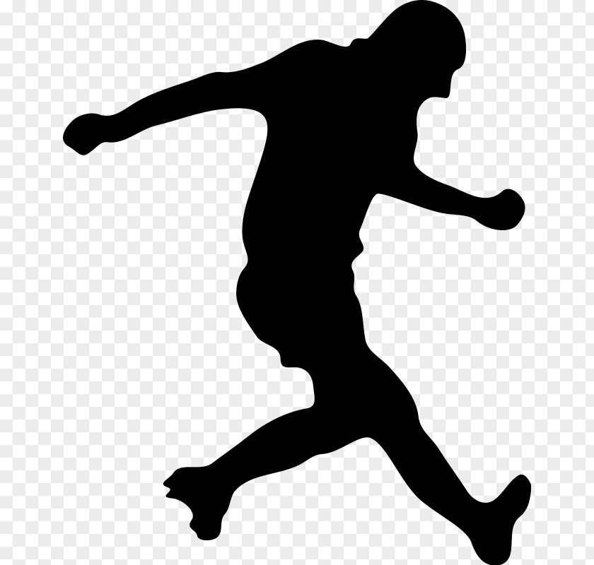 Soccer Player Silhouette Football Clip Art PNG
