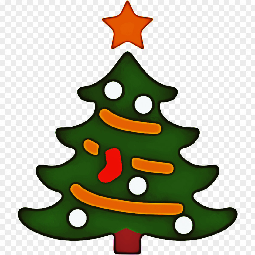 Spruce Pine Family Christmas Tree Emoji PNG