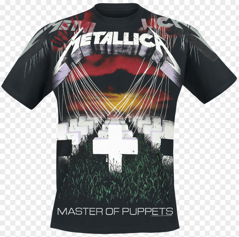 T-shirt Hoodie Master Of Puppets Metallica PNG