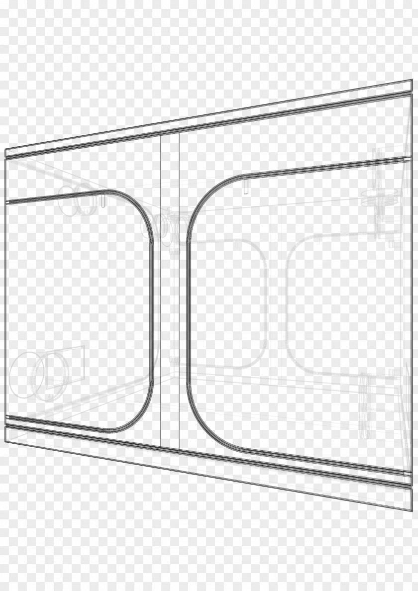 Dark Room Line Art Angle White PNG