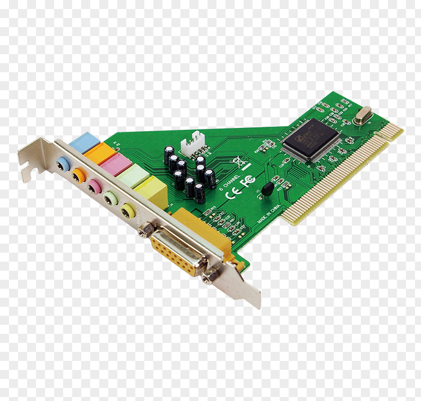 Game Recharge Card Sound Cards & Audio Adapters 5.1 Surround Conventional PCI Port Computer PNG