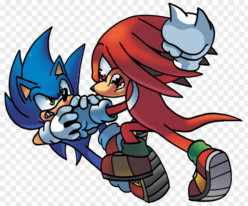Knuckles The Echidna Sonic Riders & Rouge Bat Hedgehog Tails PNG