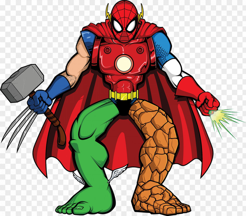 Marvel Superhero Batman Hulk Luke Cage Flash PNG