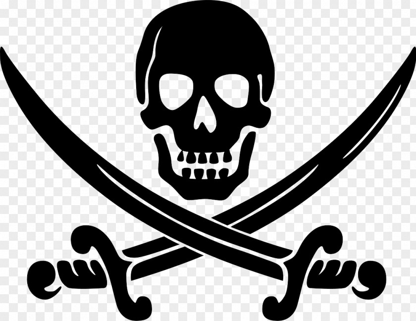 Pirate Piracy Jolly Roger Clip Art PNG