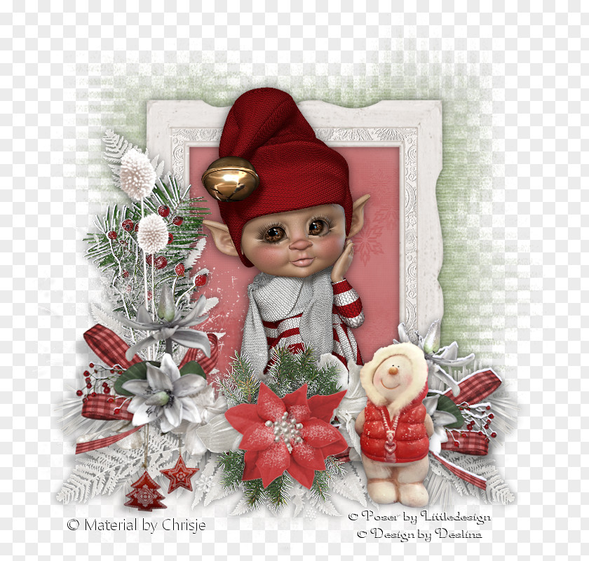 TAK Christmas Ornament Doll PNG