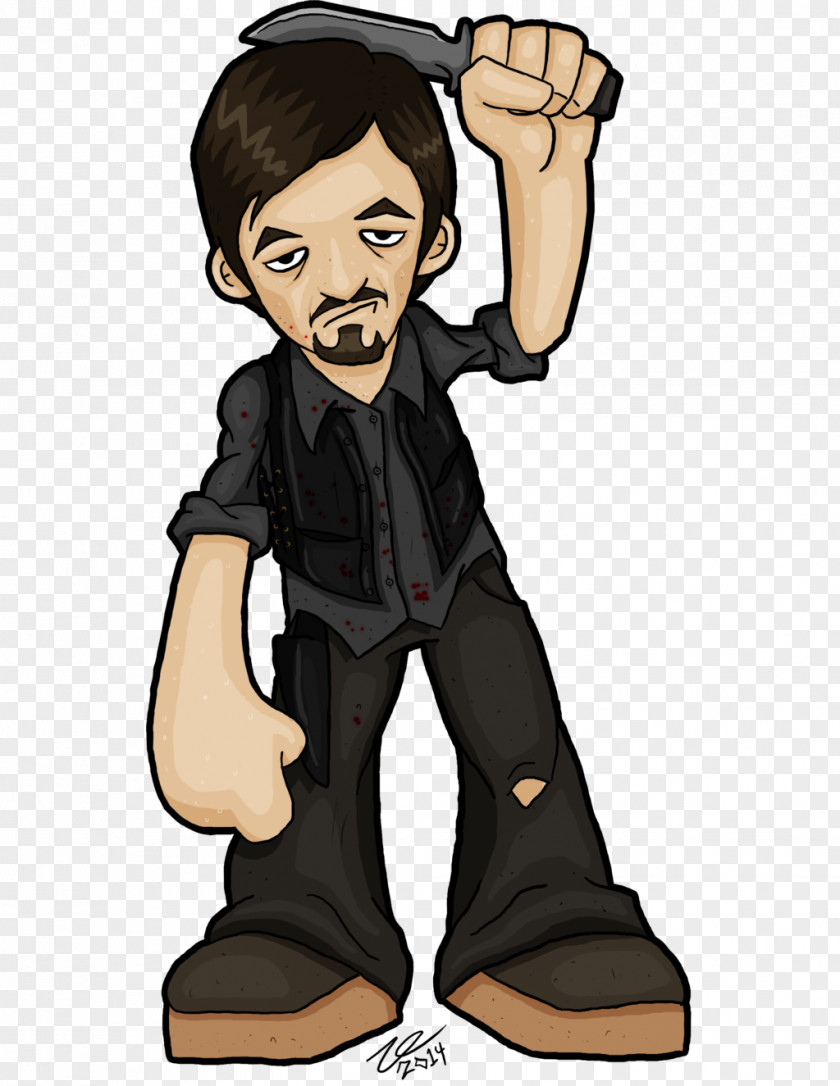 The Walking Dead Daryl Dixon Norman Reedus Cartoon PNG