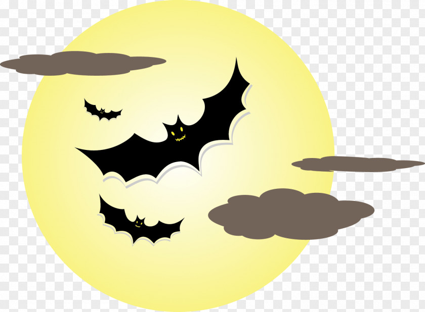 Bat Halloween Cartoon Clip Art PNG