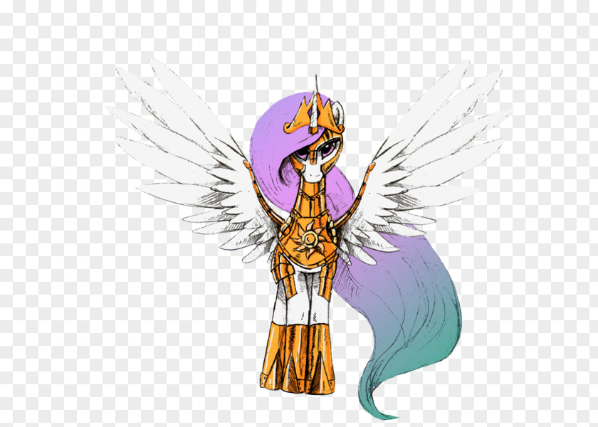 Horse Fairy Illustration Cartoon Feather PNG