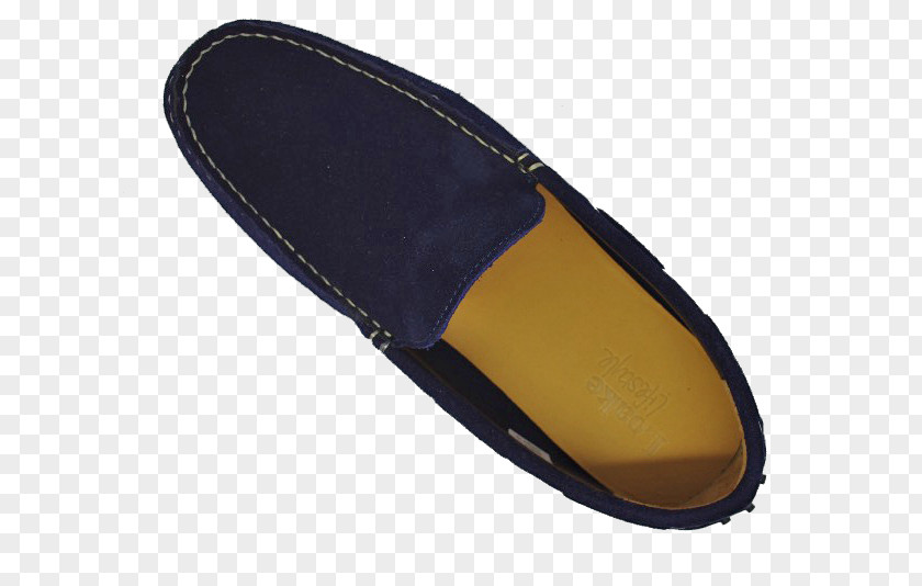 Leather Footwear Slipper Slip-on Shoe Yellow Design PNG