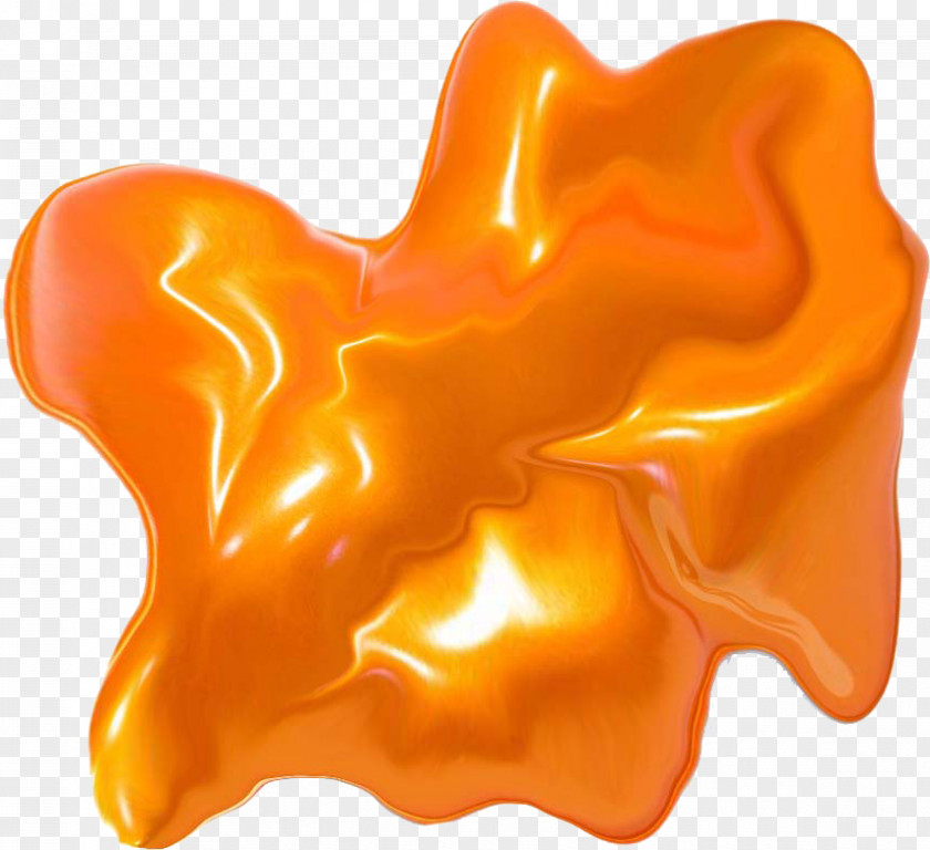 Slime Gummy Bear Orange Color Pigment PNG