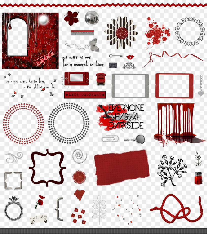 True Blood Valentine Pattern Graphic Design Red PNG