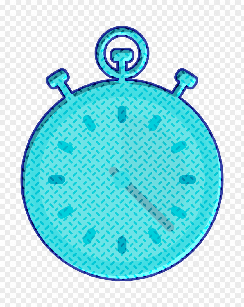 Azure Clock Management Icon Time Racing PNG