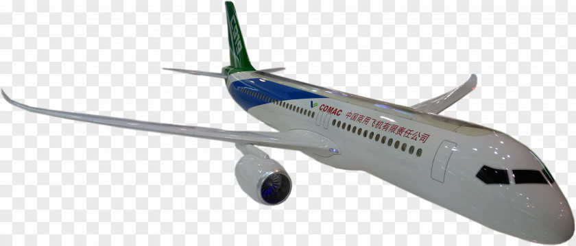 Engineering Comac C919 Aircraft Airbus Boeing 737 Airplane PNG