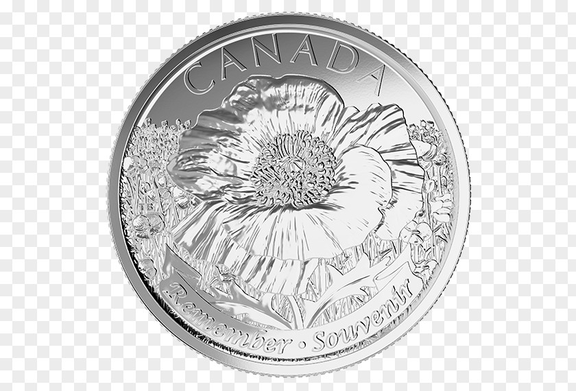 Canada In Flanders Fields Quarter Coin Royal Canadian Mint PNG