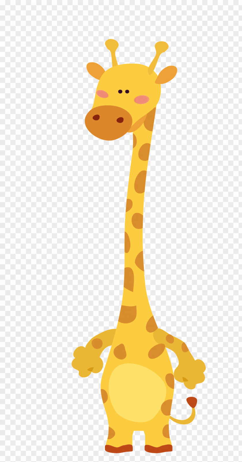 Cartoon Giraffe Lion Vector Graphics Image Drawing PNG
