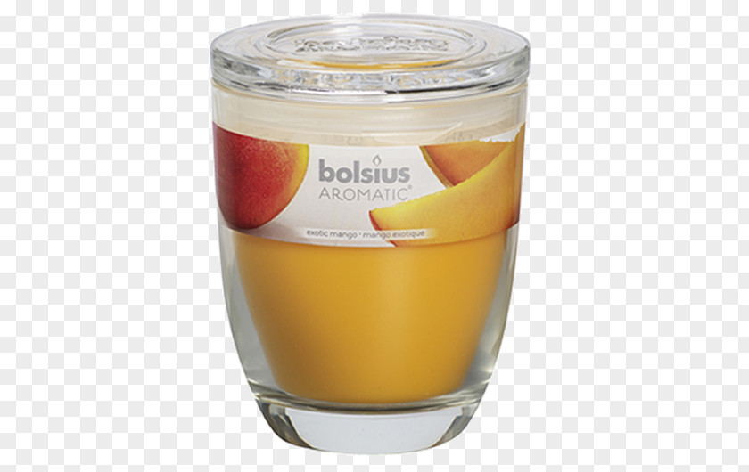 Fragrance Candle Glass Bolsius Group Mango Odor PNG