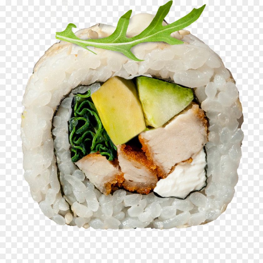 Sushi California Roll Gimbap Makizushi Japanese Cuisine PNG