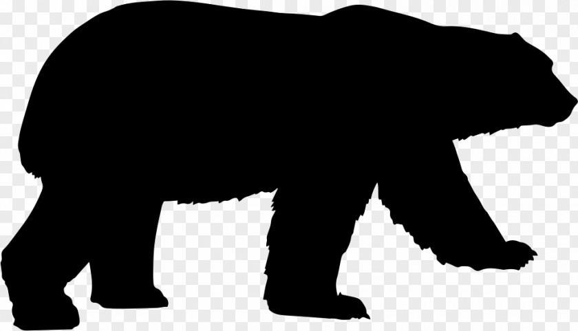 Bear Grizzly Silhouette American Black Clip Art PNG