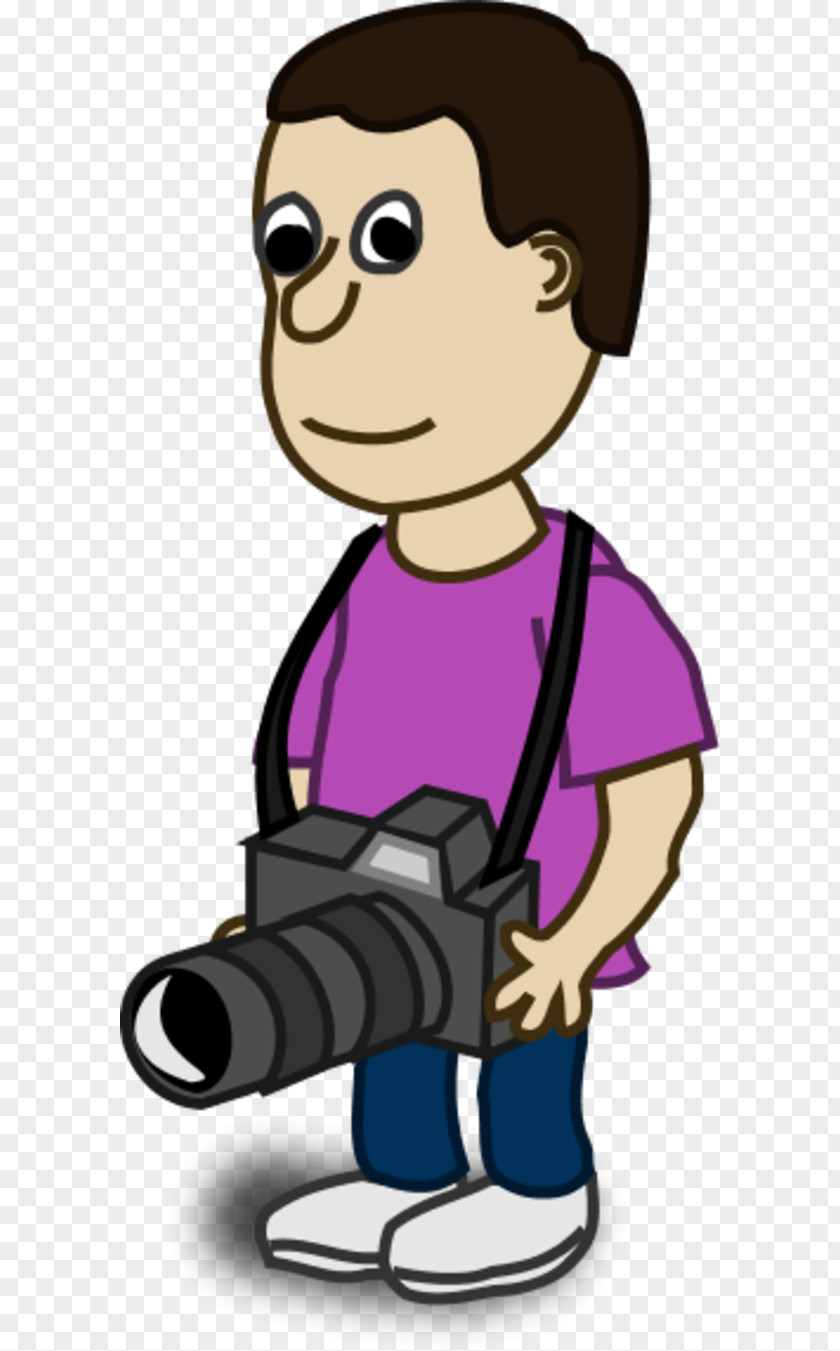 Camera Operator Photography Cartoon Clip Art PNG