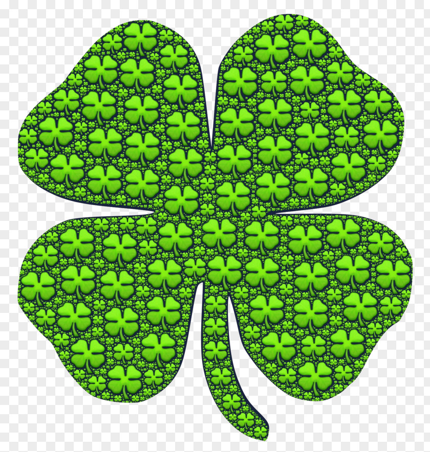 Clover Four-leaf Shamrock Saint Patrick's Day Clip Art PNG
