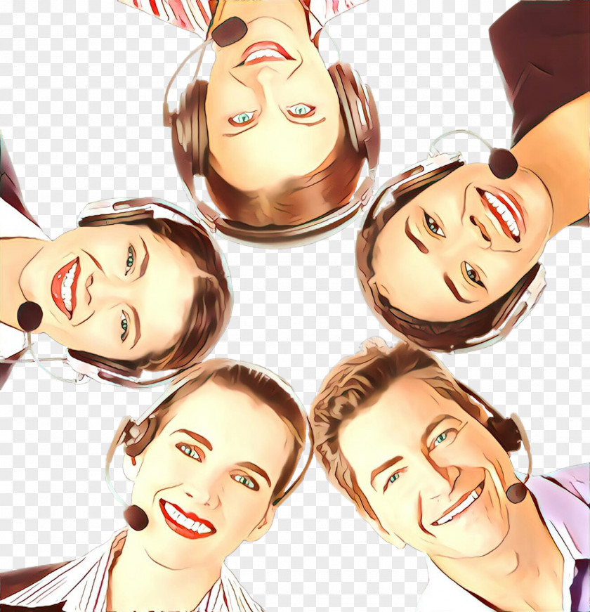 Finger Fun Face Cartoon Facial Expression Head Nose PNG