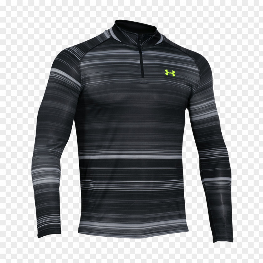 Gray Zipper Under Armour Men's Tech Printed T-Shirt, Size: Medium, Sweater Clothing Shoe PNG
