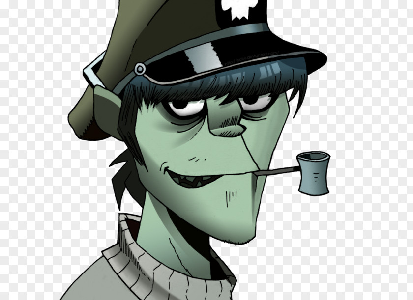 Noodle Sign Murdoc Niccals 2-D Gorillaz Plastic Beach PNG