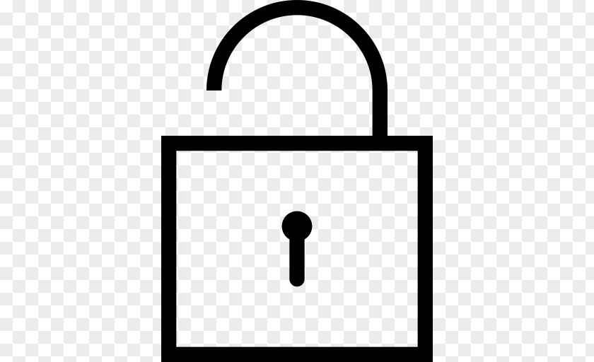 Streamlined Locker Padlock PNG