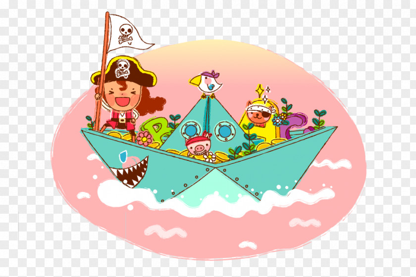 Child Page Templates Cartoon Painting Watercraft Illustration PNG
