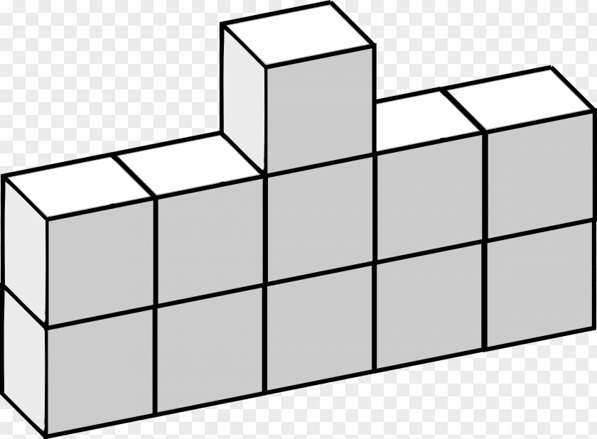 Cube 3D Tetris Toy Block Three-dimensional Space PNG